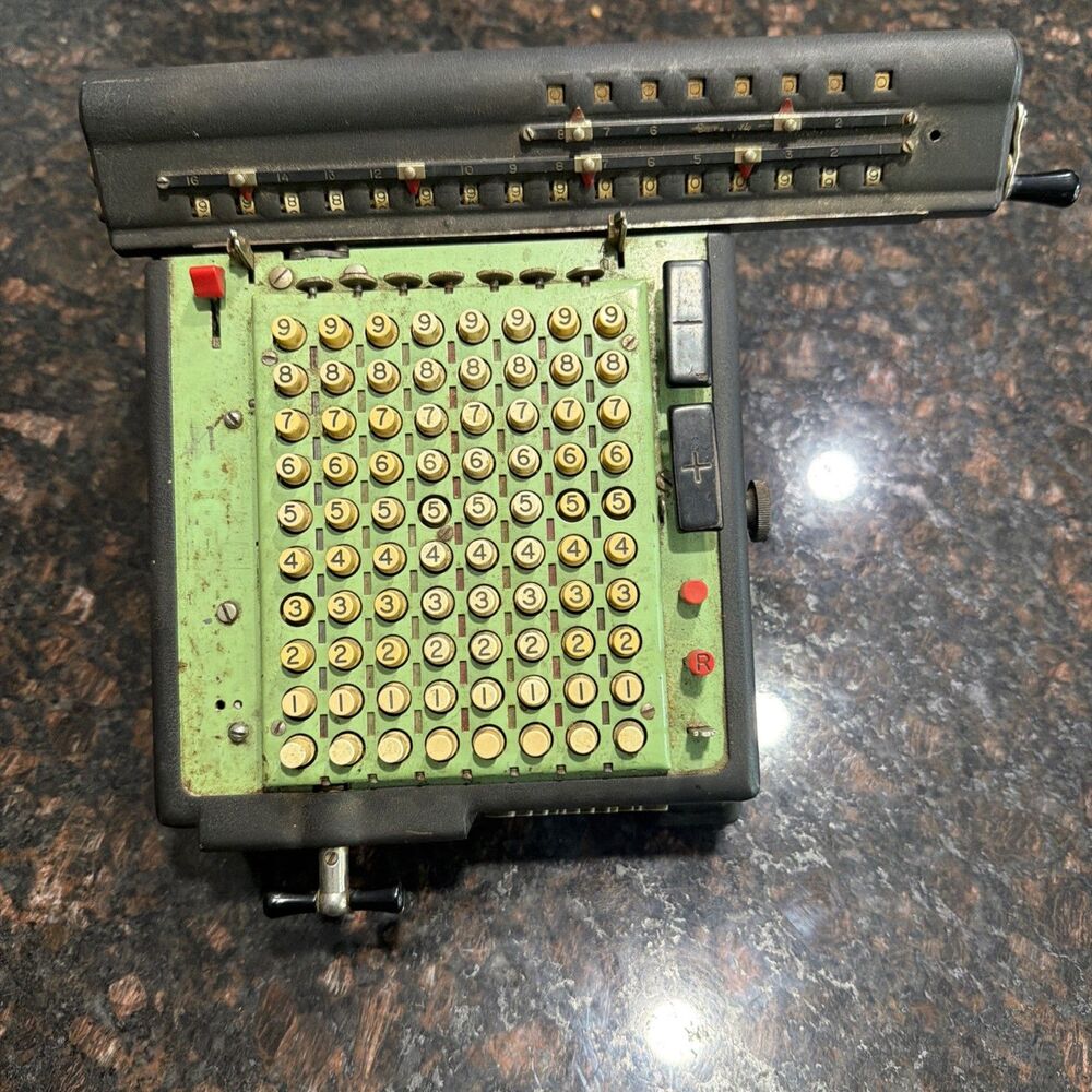 Vintage Monroe Electromechanical High-Speed Calculator No Power Cord Untested